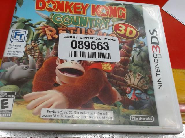 Donkey kong country 3d