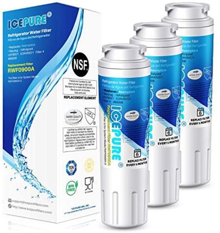 Water filter pack 3 in box seal replac