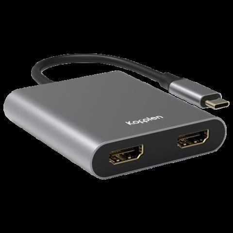 Usb-c to dual hdmi