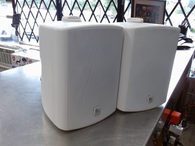 Paire de speaker blanc+fils