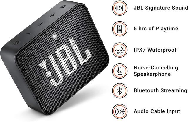 Mini speaker bluetooth noir