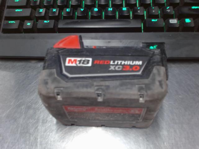 Batterie 3.0ah milwaukee used