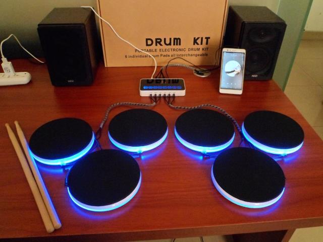 Drum kit 6 electronic drum kit
