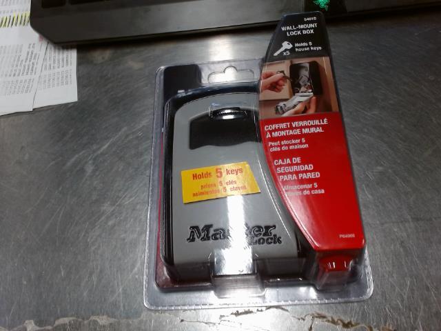 Wall mount lock box
