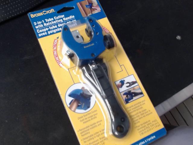 2 in 1 tube cutter with recheting handle