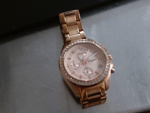 Montre rose gold fossil