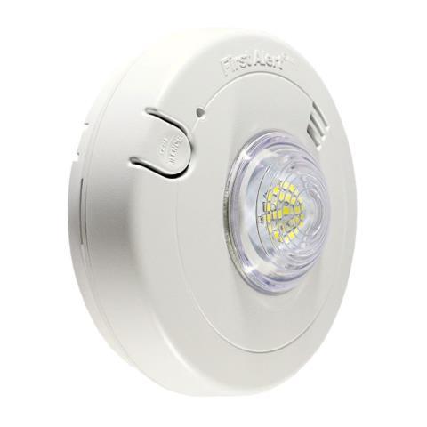 Smoke alarm with led strobe new