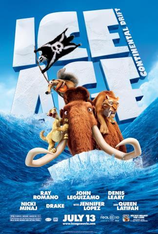 Ice age continental drift