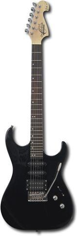 Electric guitar black