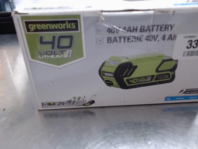 40v 4ah batterie