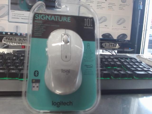 Souris logitech sans fil blanche
