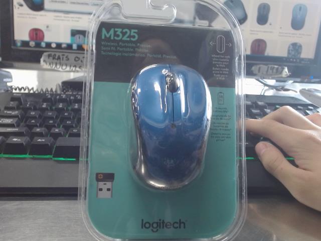 Souris sans fil bleu logitech
