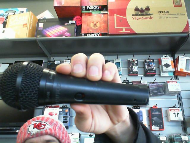 Microphone shure noir