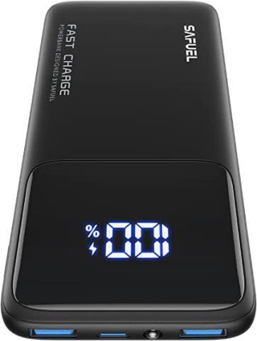 Digitale powerbank safuel blk