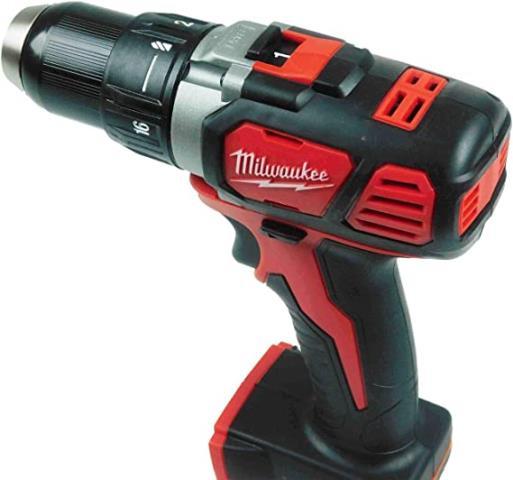 18v drill driver 1/2 rouge+bat+bits