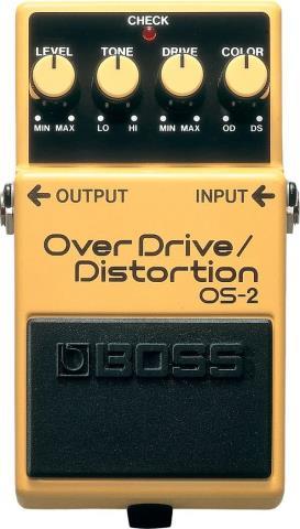 Overdrive/distortion guitar pedal