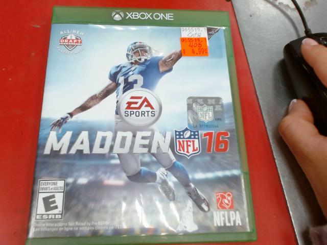 Madden nfl 16