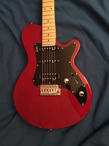Guitar electric red+ sac
