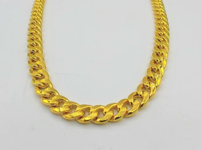 Chaine style cuban link 24p 5mm or 10kt