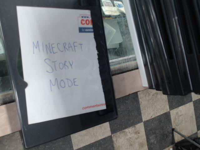 Minecraft story mode