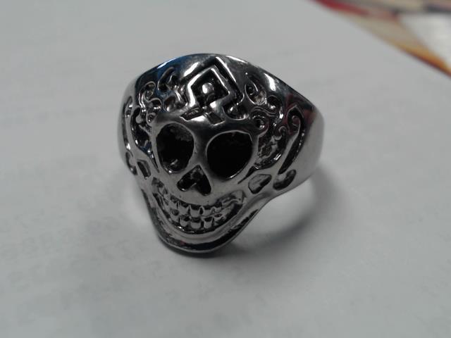 Bague stainless tete de mort