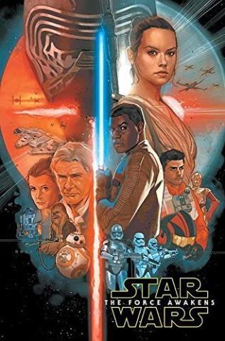 Hard cover book the force awakens