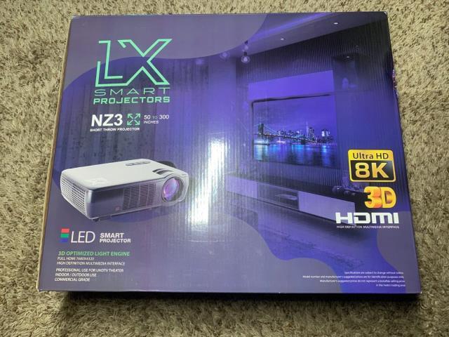 Projector 8k hdmi led