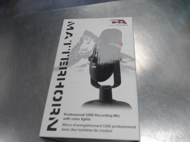 Microphone usb en boite