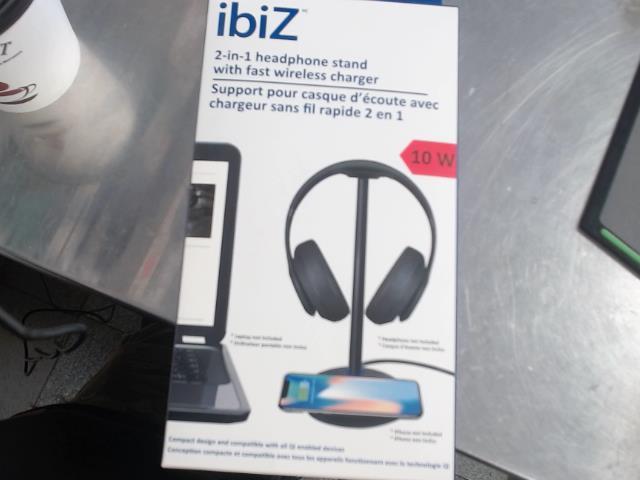 Support pour casque + chargeur sans fil