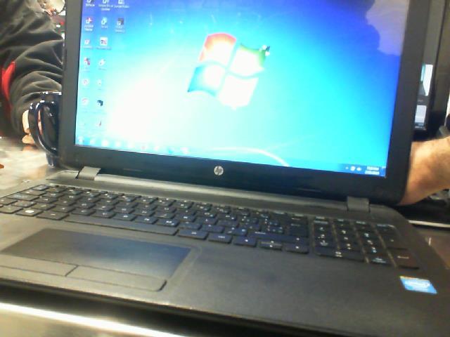 Black hp laptop
