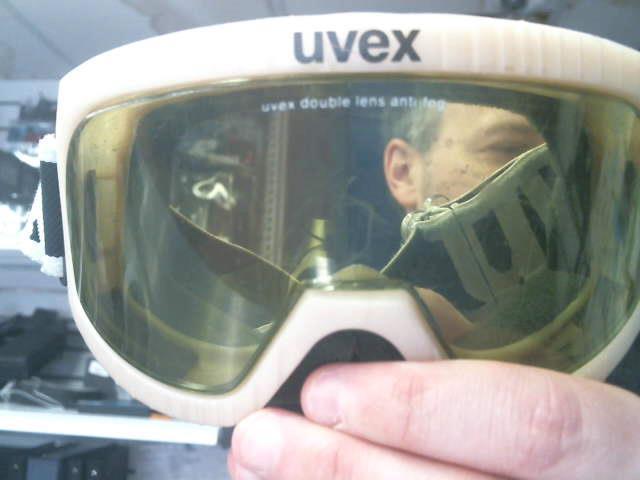 Lunette de ski blanche