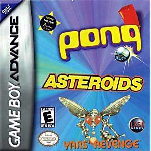 Jeu gameboy advance pong asteroids yars