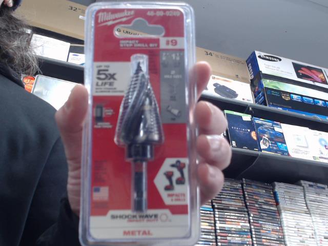 Impact step drill bit 9