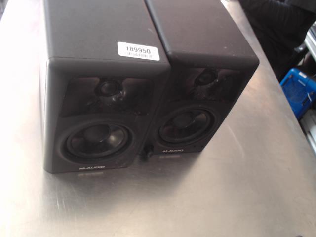 Speakr noir paire de 2