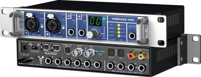 Interface audio 4in/midi firewire+ fil