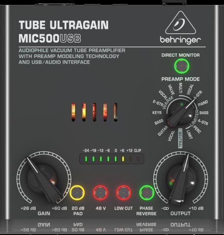 Tube ultragain tube preamp