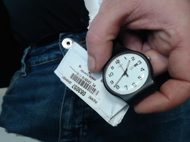 Montre plastique
