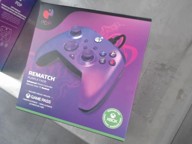Pdp controller rematch purple fade xbox