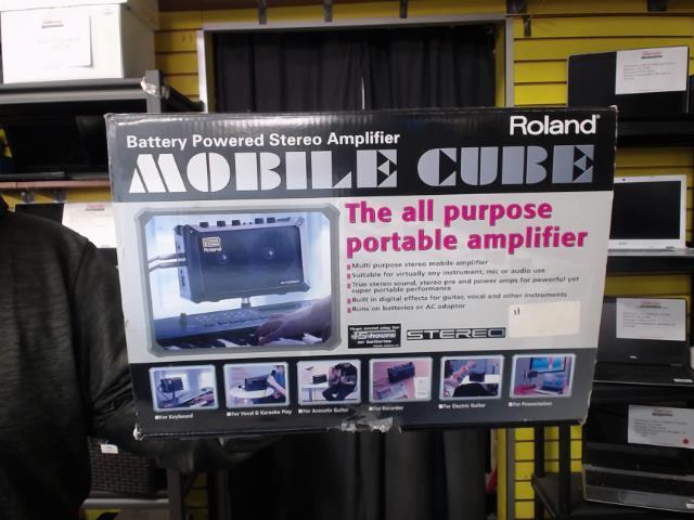 Ampli portative + adapteur roland