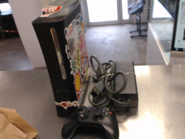 Console xbox 360 noire+man+fils