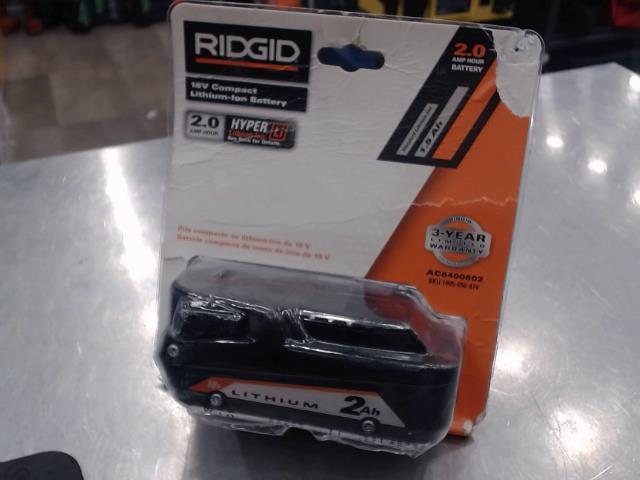 Batterie lithium 18v 2ah