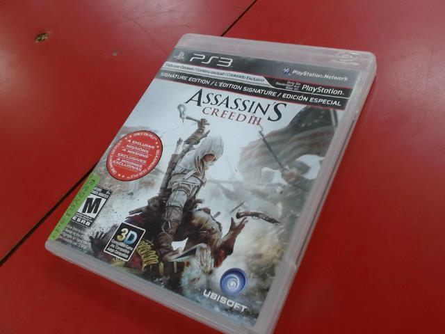 Assassin's creed iii signature edition