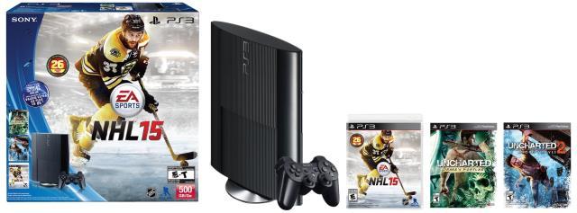 Ps3 500go bundle nhl 15 in box