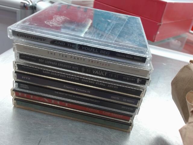 Lot de 8 cd de musique