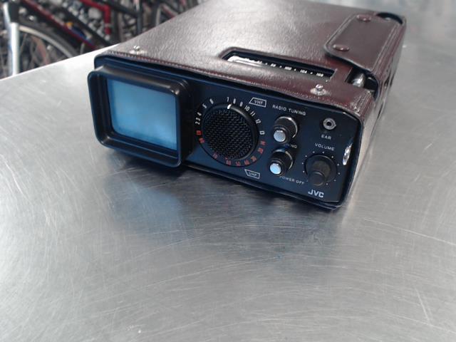 Vintage jvc portable tv + radio