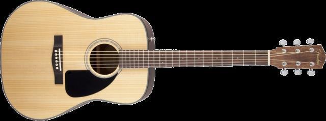 Guitare acoustique beige brune + case