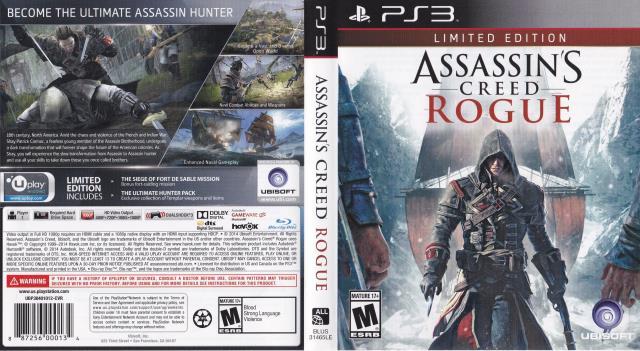 Assassins creed rogue ps3 limited editio