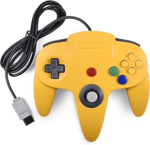 Manette used good gris jaune n64