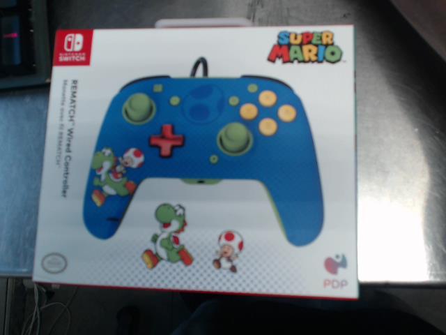 Manette avec fil rematch switch yoshi