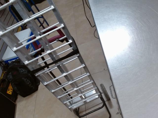 Rampe pour moto en aluminium